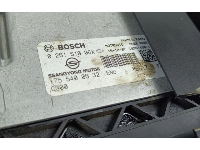 Блок управления двигателя 0261S1006X, 1755400632END SsangYong Korando