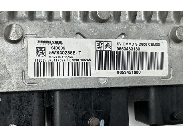 Комплект блоков управления 5WS40285E-T, 5WS40285E-T Citroen C2