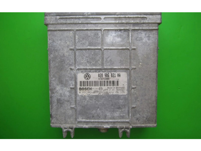 Блок управления двигателем Блок управления 028906021HA, 0281001701   Seat Inca (6k)