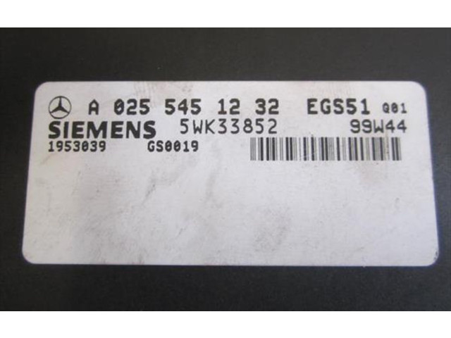 Блок управления коробкой передач A0255451232, A0255451232 Mercedes-Benz E AMG W210