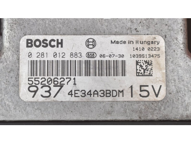 Блок управления двигателем Блок управления 55206271   Alfa Romeo GTV