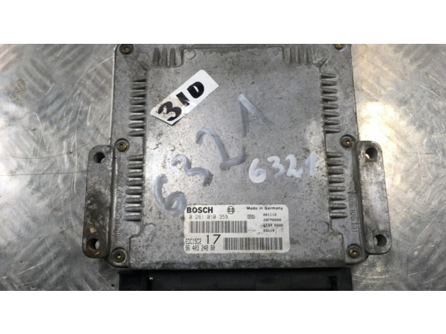 Блок управления двигателя 1265106181, 0281010359   Fiat Scudo