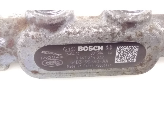 Топливная рампа 0445214332, G4D39D280AA Jaguar XF X260