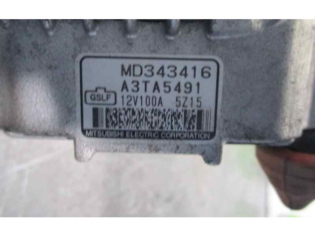 Генератор MD343416, A3TA5491   Mitsubishi Carisma      