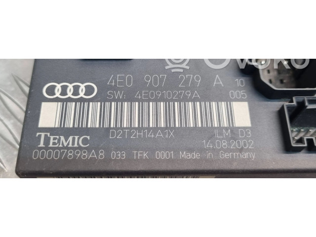 Блок комфорта 4E0907279A, 4E0910279A Audi A8 S8 D3 4E