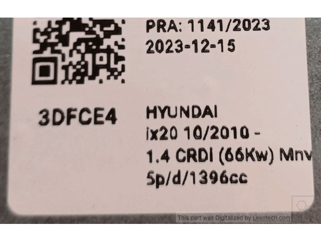 Блок управления 391302A401 Hyundai ix20