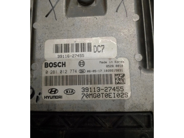 Řídící jednotka 39113-27455 KIA Magentis 2014