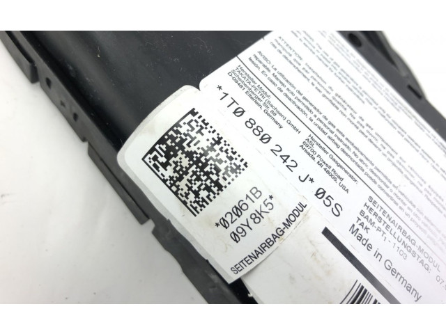 Подушка безопасности в сиденье 1T0880241H, 1T0880242J   Volkswagen Touran II