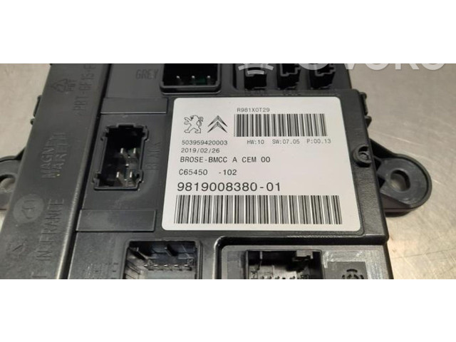 Блок комфорта 9819008380   Citroen C5 Aircross   