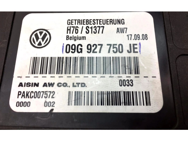 Блок управления коробкой передач 09G927750JE   Volkswagen Jetta V