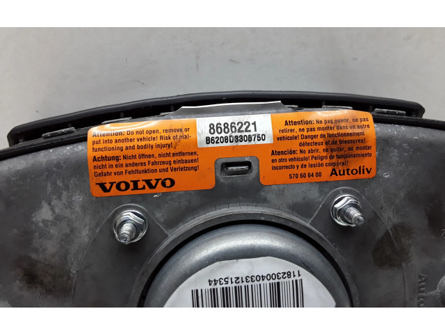 Подушка безопасности водителя 8686221 Volvo XC90