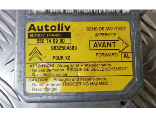 Блок подушек безопасности 9633504380 Citroen Berlingo