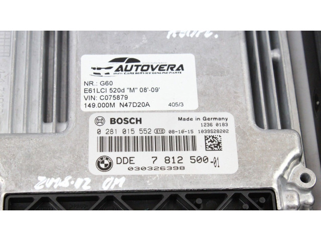 Řídící jednotka 7812500 BMW 5 E60 E61 2008