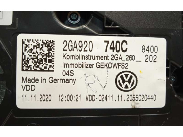 Přístrojová deska Volkswagen T-Roc 2020 2GA920740C