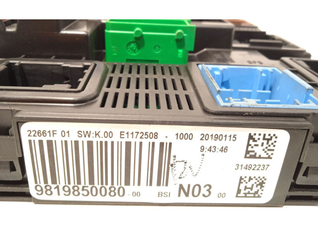 Модуль управления BSM 9819850080, 1663368780 Peugeot 2008 I для двигателя HMR (EB2FA)