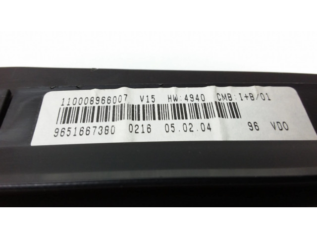 Přístrojová deska Citroen Xsara Picasso 2005 9651667380, 965166380