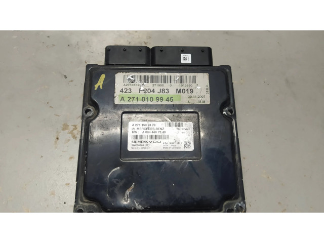 Řídící jednotka A2711502379, A2710109945 Mercedes-Benz C W204 2009