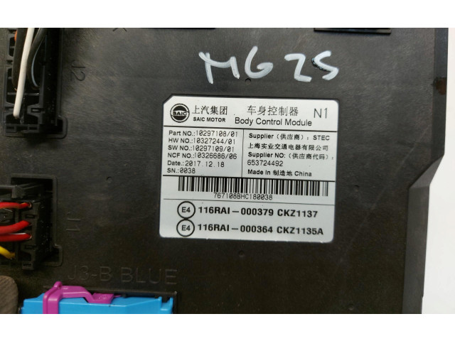 Блок комфорта 10297108 MG ZS