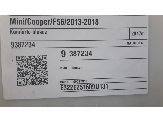 Блок комфорта 9387234 Mini One - Cooper F56 F55
