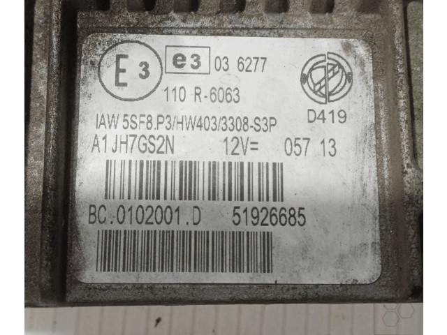 Блок управления 51926685   Fiat Fiorino