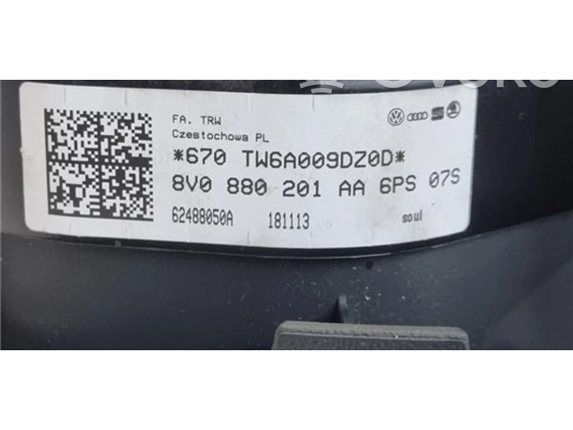 Подушка безопасности водителя 8V0880201AA, 8V0880201AA Audi Q3 8U