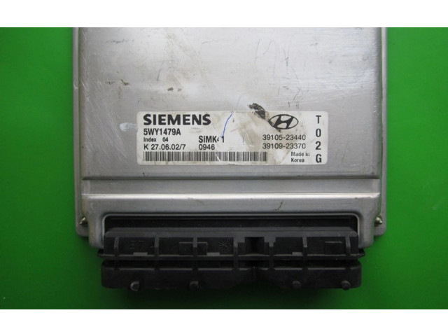 Блок управления двигателем Блок управления 39105-23440, 5WY1479A   Hyundai Coupe