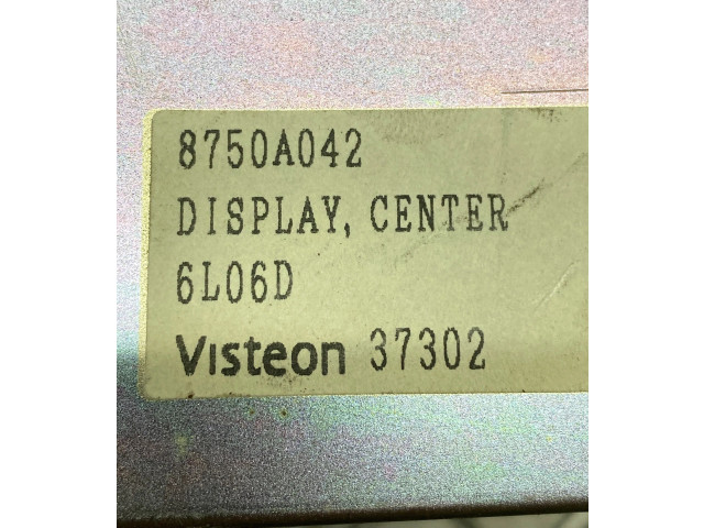 Дисплей 8750A042 Mitsubishi Pajero