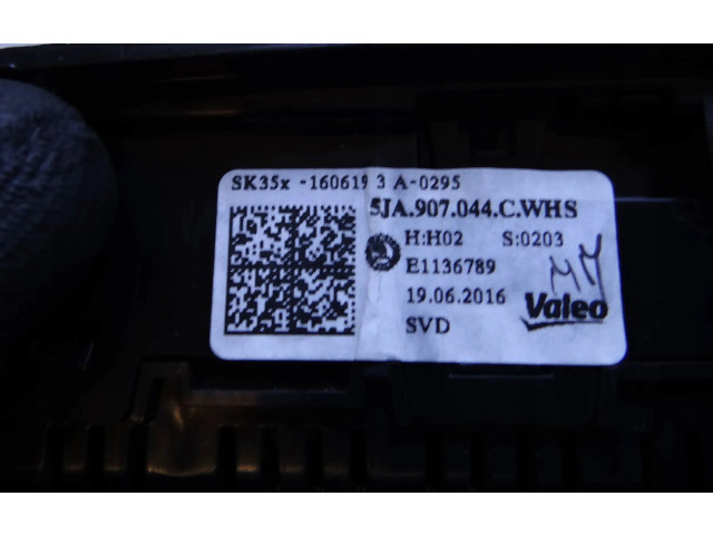 Блок управления климат-контролем 5JA907044C, 5JA907044C Skoda Rapid (NH)