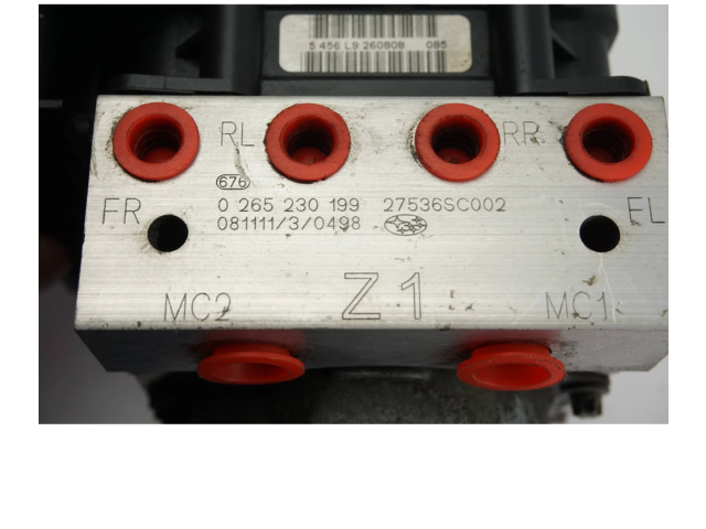 Блок АБС 27536SC002, 0265230199 Subaru Forester SH 2008 - 2013 года