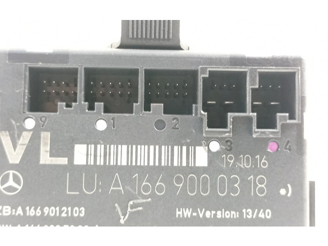 Блок управления A1669000318   Mercedes-Benz A W176