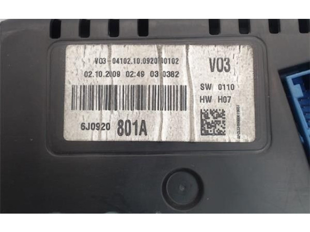 Přístrojová deska Seat Ibiza IV (6J,6P) 2009 6J0920801A