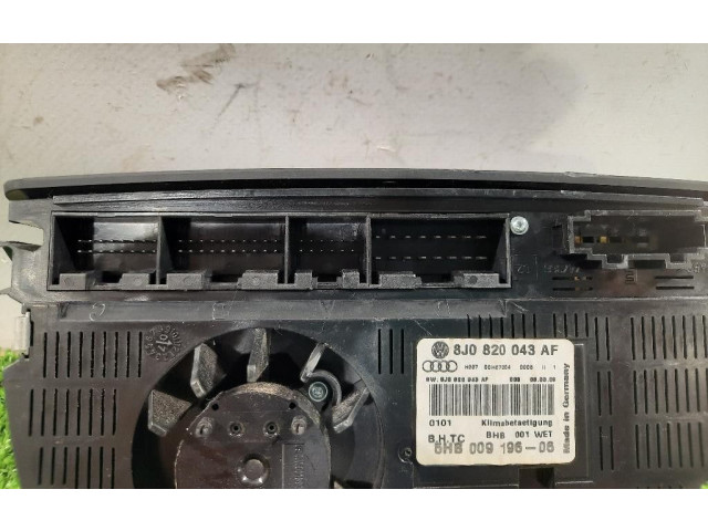 Блок управления климат-контролем 8J0820043AF, 8J0820043AF   Audi TT TTS Mk2