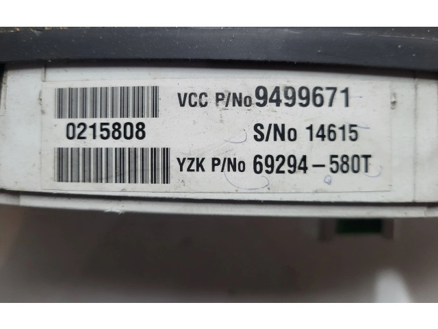 Панель приборов 9499671, 0215808   Volvo V70       