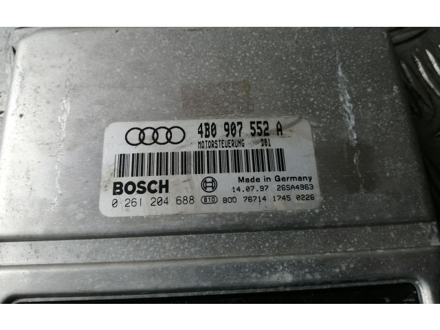 Блок управления двигателя 4B0907552A, 0261204688   Audi A6 S6 C5 4B