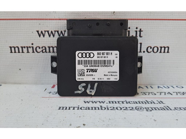Модуль управления ручным тормозом 8K0907801H, 8K0907801H Audi A5 Sportback 8TA