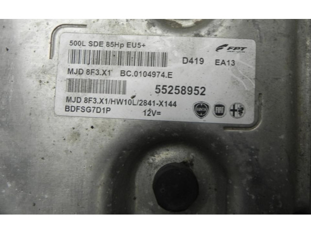 Блок управления двигателя 55258952, E2367   Fiat 500L