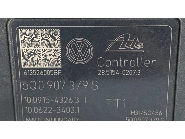 Блок АБС 5Q0907379S, 5Q0614517R   Audi  A3 S3 8V  2013-2019 года