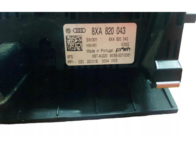 Блок управления климат-контролем 8XA820043   Audi A1