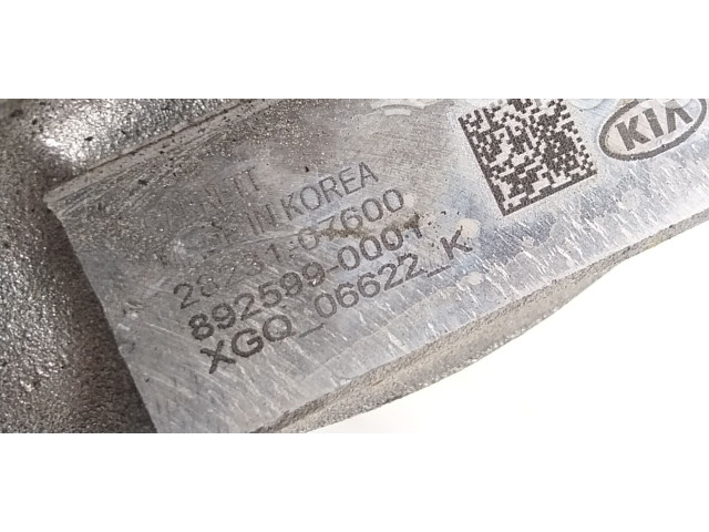  Турбина KIA Stonic  2823107600, 2823107600   для двигателя G3LC,G3LE      