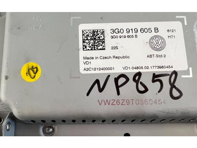 Дисплей 3G0919605B, NP858 Volkswagen Golf VIII