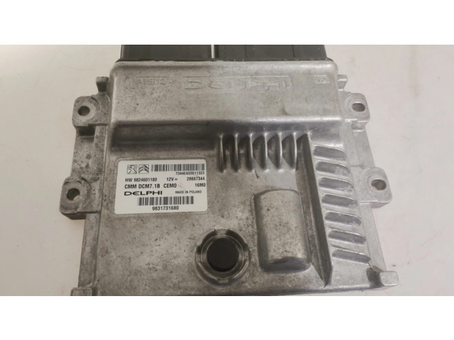 Блок управления двигателя 9824601180, 28667344   Peugeot Boxer