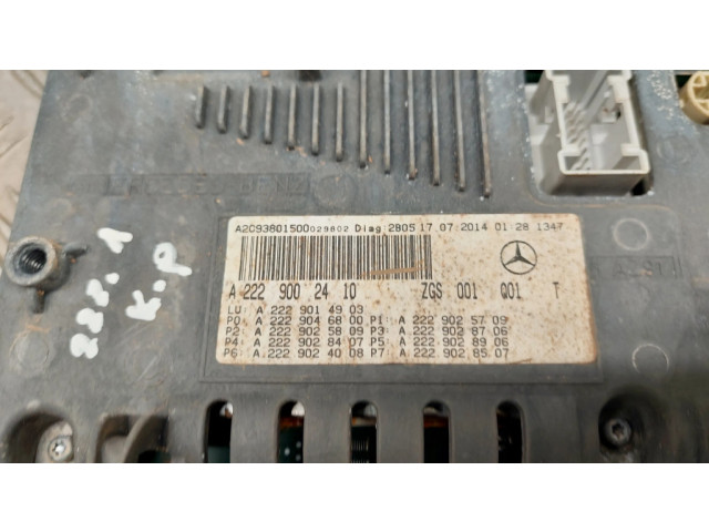 Přístrojová deska Mercedes-Benz S W222 2015 A2229002410
