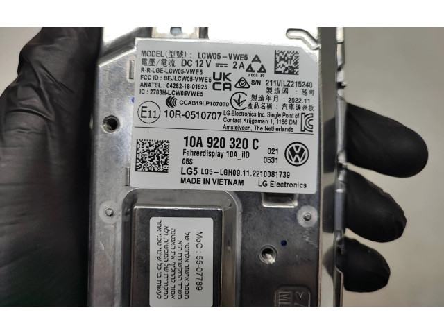 Přístrojová deska Volkswagen ID.4 2023 10A920320C, 10R0510707