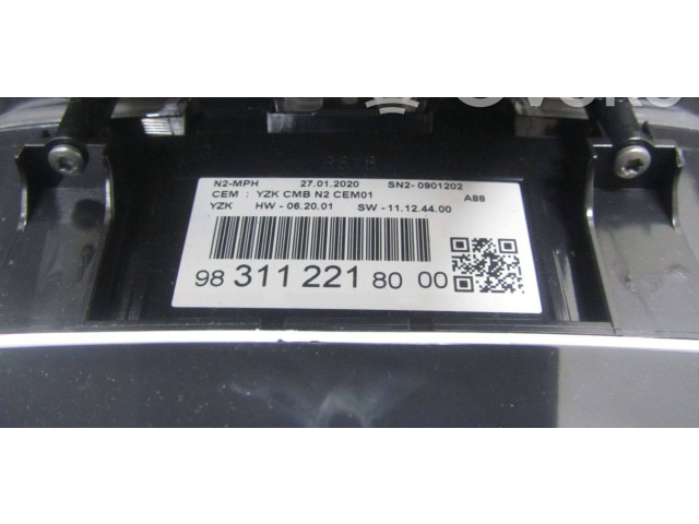 Панель приборов 9831121180   Citroen C3 Aircross       