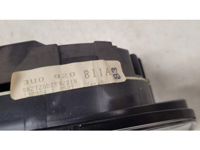 Панель приборов 3U0920811A, 110080116   Skoda Superb B5 (3U)       