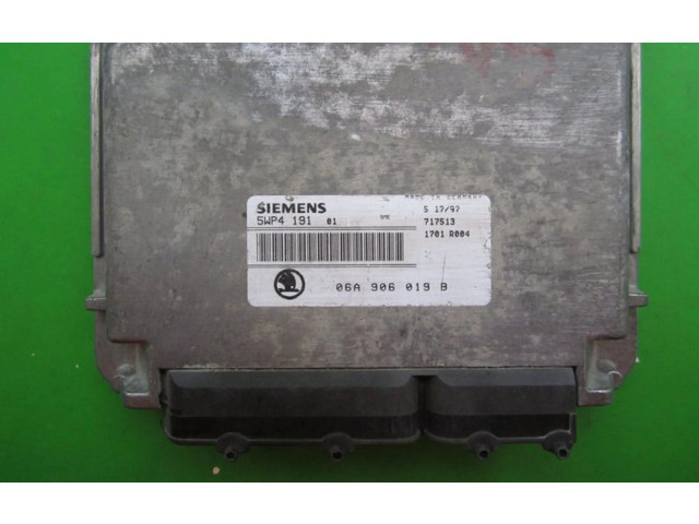 Блок управления двигателем Блок управления 06A906019B, 5WP4191 Skoda Octavia Mk1 (1U)