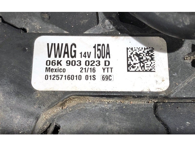 Генератор 06K903023D Audi A3 S3 8V