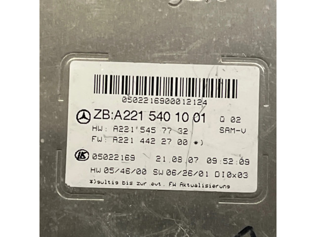 Блок комфорта A2215401001, A2214422700 Mercedes-Benz S W221