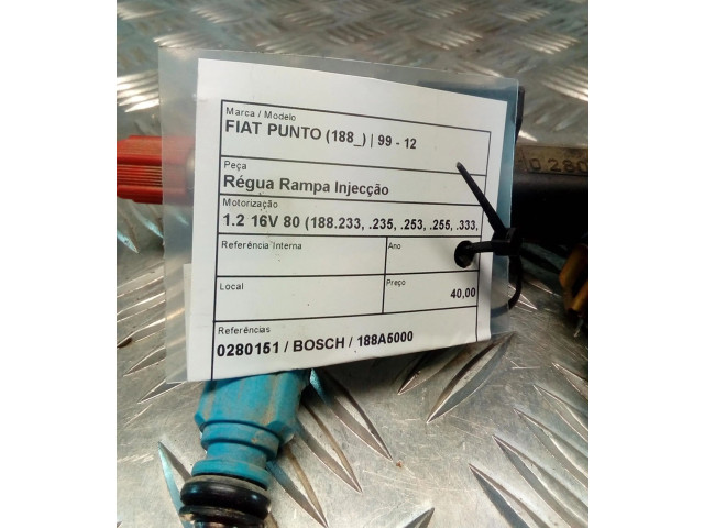 Vstřikovací lišta 0280151   Fiat Punto (188)  pro benzínový motor 1.2  