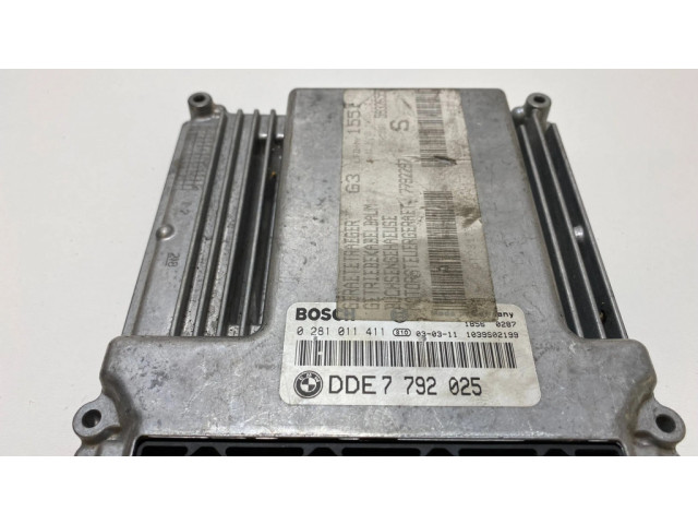 Блок управления двигателя 7792025, 0281011411 BMW 3 E46